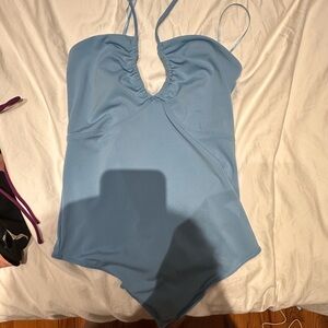 Abercrombie & Fitch Light Blue Bodysuit